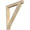 Ekena Millwork Traditional Block Rough Sawn Outlooker, Douglas Fir, 6"W x 40"D x 40"H OUT06X40X40TRA05RDF - alternate 1